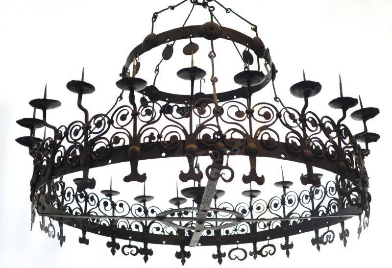 Chandelier for 24 candles. Heddal stave church.