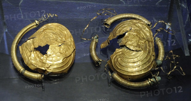 Gold brooch.