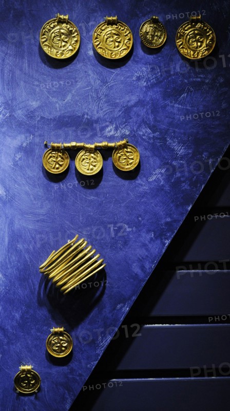Pre-viking times. Bracteates (pendants).