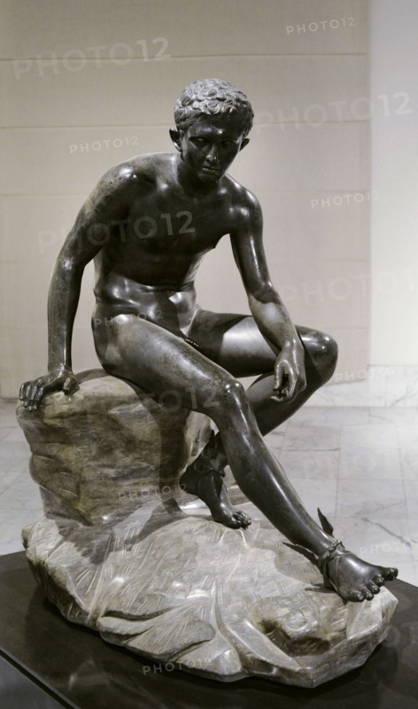 Roman statue of Hermes at rest.