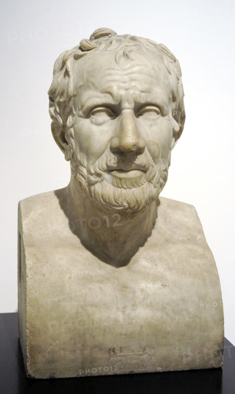 Herm of Greek poet Panyassis of Halicarnassus.