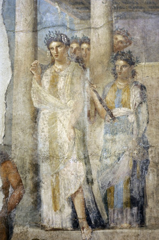 Roman fresco depicting Iphigenia in Tauris.