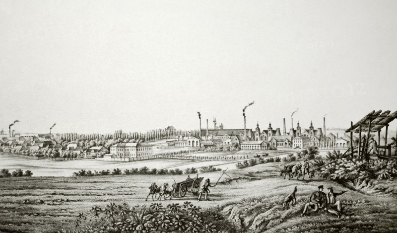 Panorama of the Royal Steelworks.