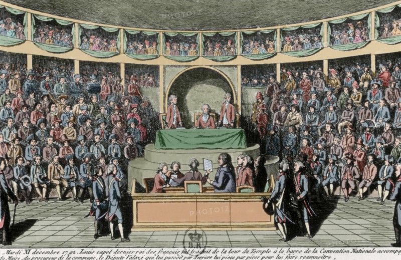Interrogation of King Louis XVI before the National Convention.