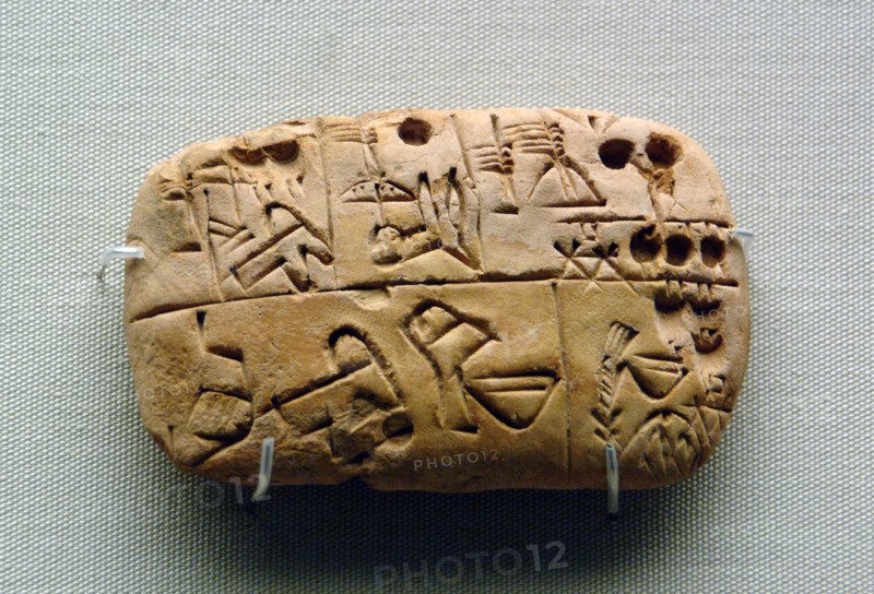 Mesopotamia. Record of food supplies.