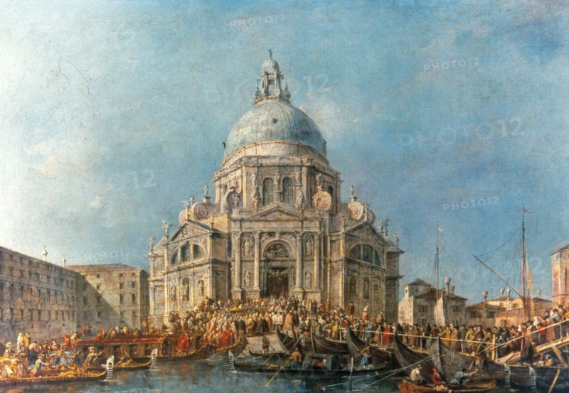 The Doge at the Basilcia of La Salute, anniversary of the end of the plague.