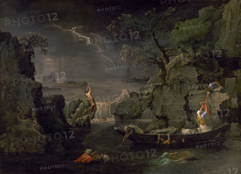 Nicolas Poussin (1594-1665). The Four Seasons. Winter or The Flood.1660-1664. Louvre. Paris.