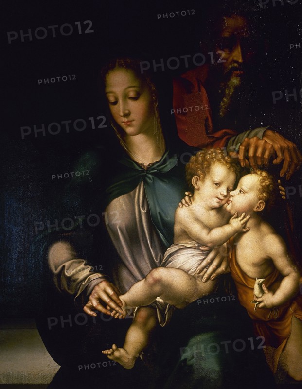 The Holy Family with the Infant st. Joht the Baptist.