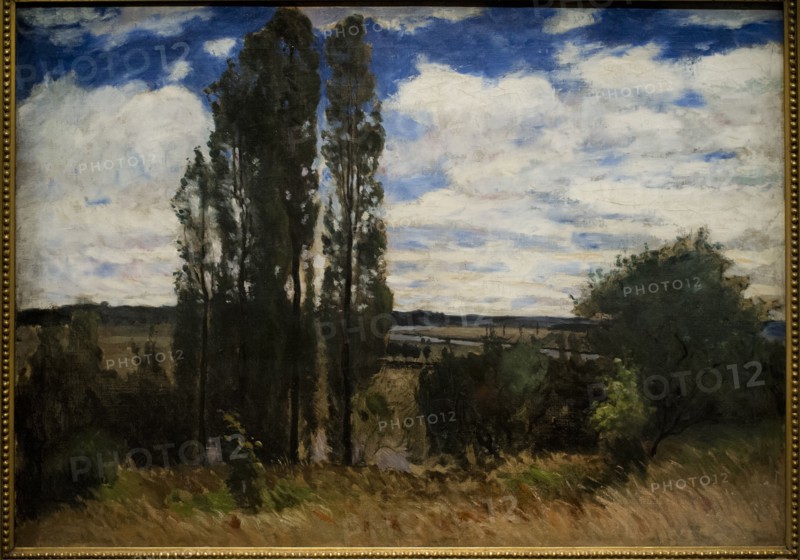 Seine. Landscape with Poplars.