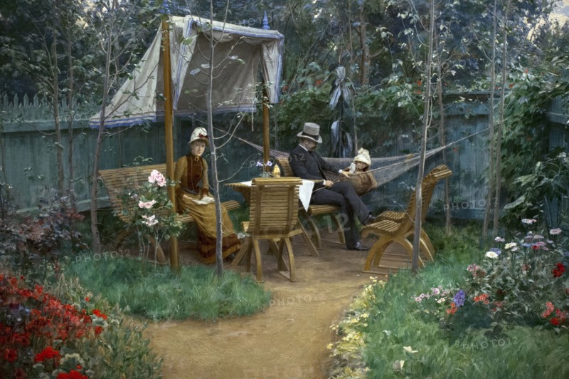 View of a Garden, Linkoping.