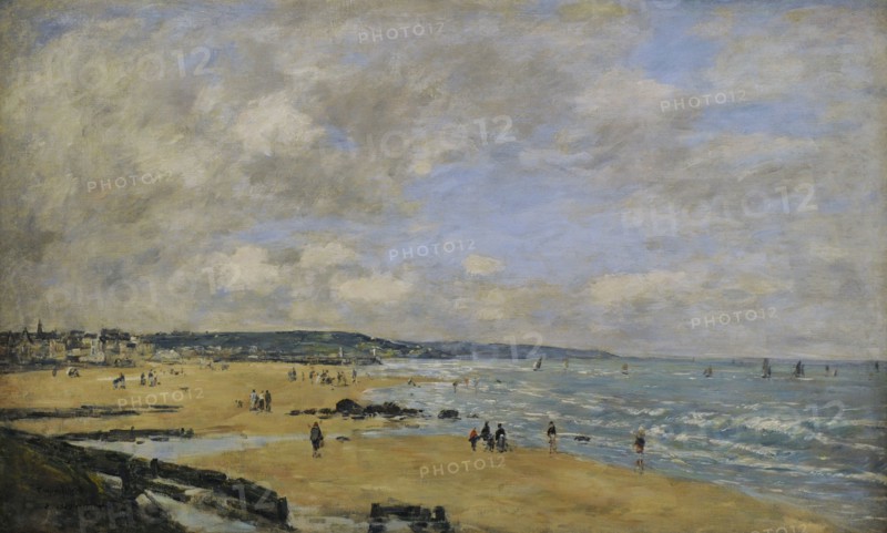 Beach at Trouville.