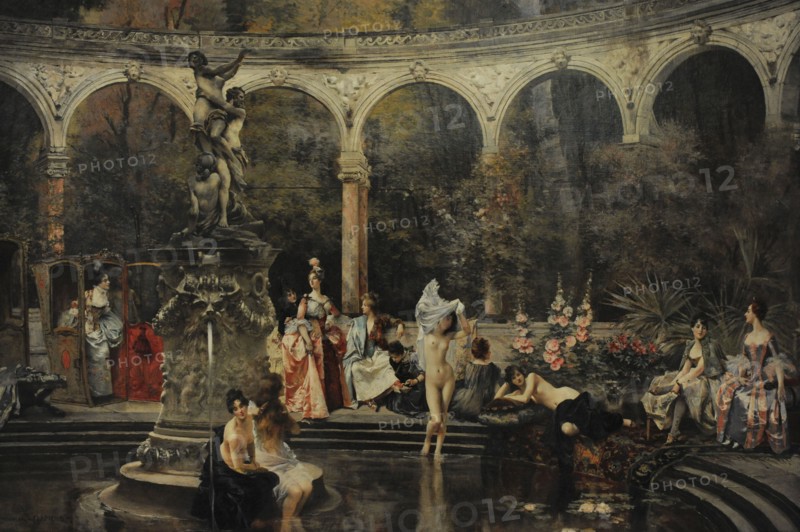 The Bathing of Court Ladies in the 18th Century.