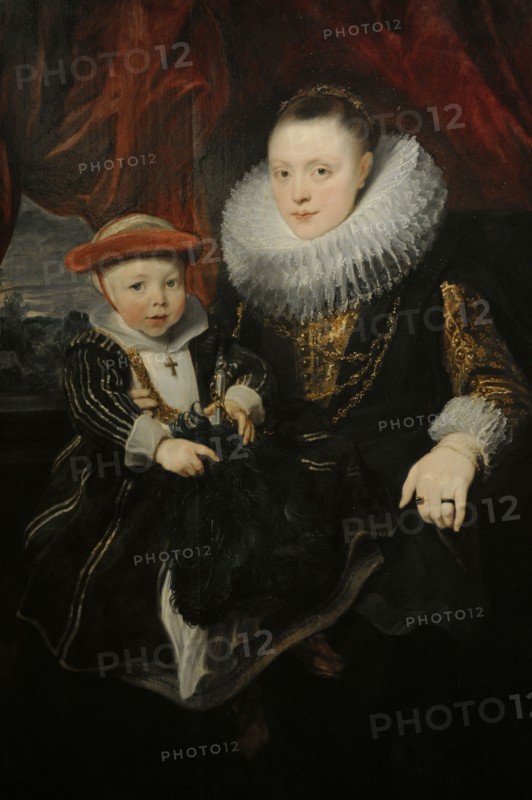 A Young Woman with a Child.