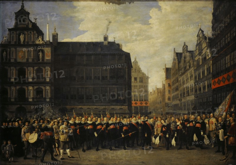 Portrait of the Members of the Oude Voetboog Guild in Antwerp.