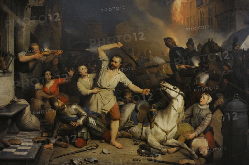 Fury of the French in Antwerp.