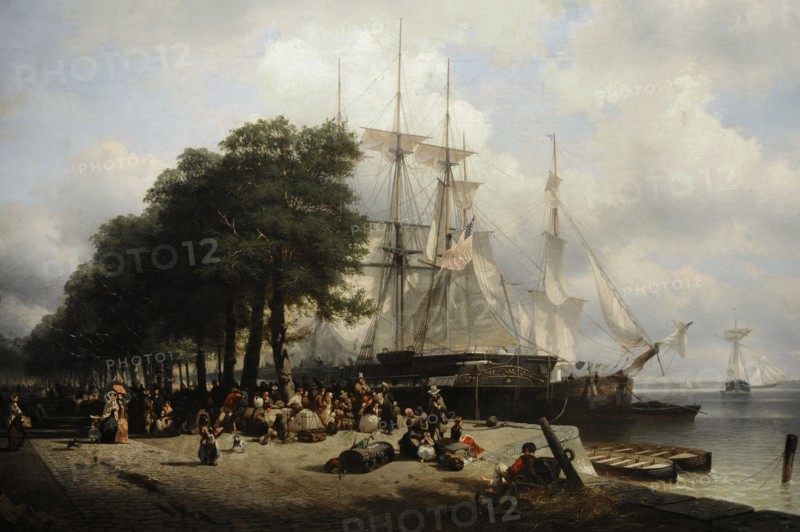 Departure of Emigrants to America.