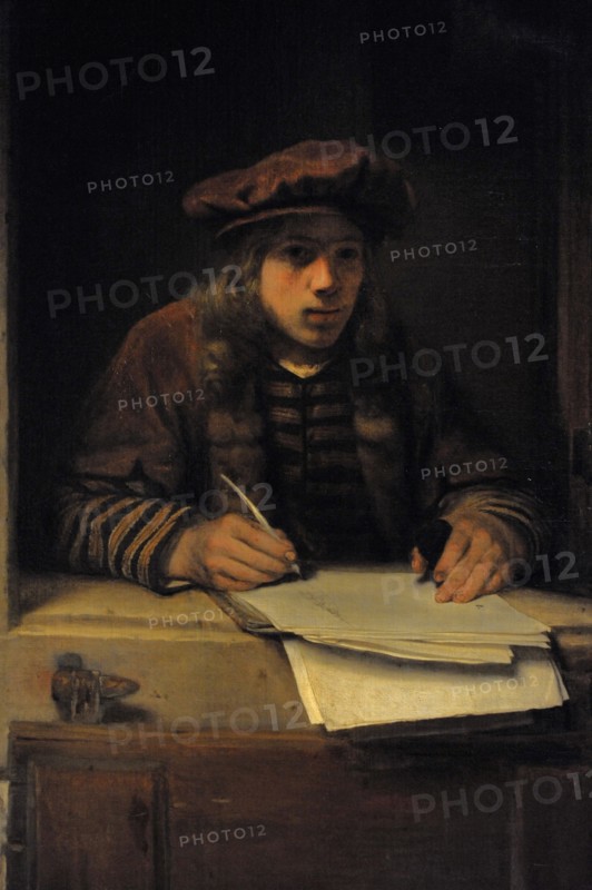 Samuel Dirksz van Hoogstraten, Self-portrait.