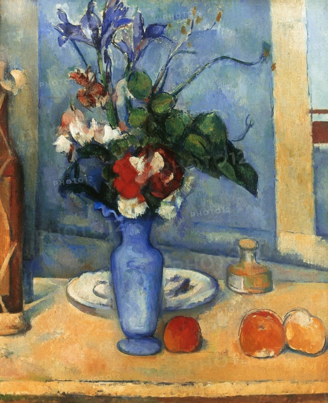 Paul Cezanne (1839-1906). French painter. Post-Impressionist. Blue Vase. Orsay Museum. Paris. France.