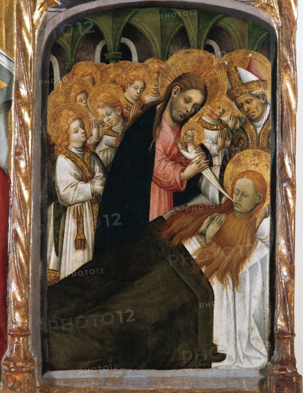 Gothic. Altarpiece of Saint Mary Magdalene from Perella. By Bernat Martorell. Barcelona. 1437-1452. Detail.