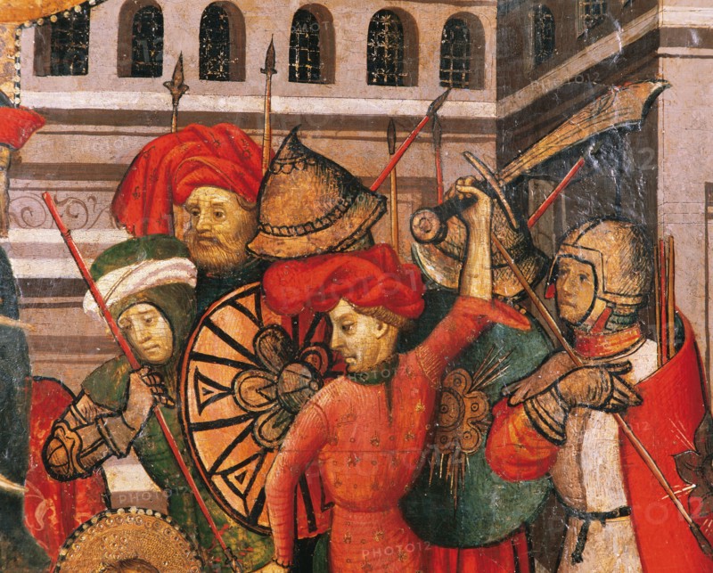 Altarpiece of Saint James of the parish of Vallespinosa by Joan Mates (active 1361-1431). Gothic
