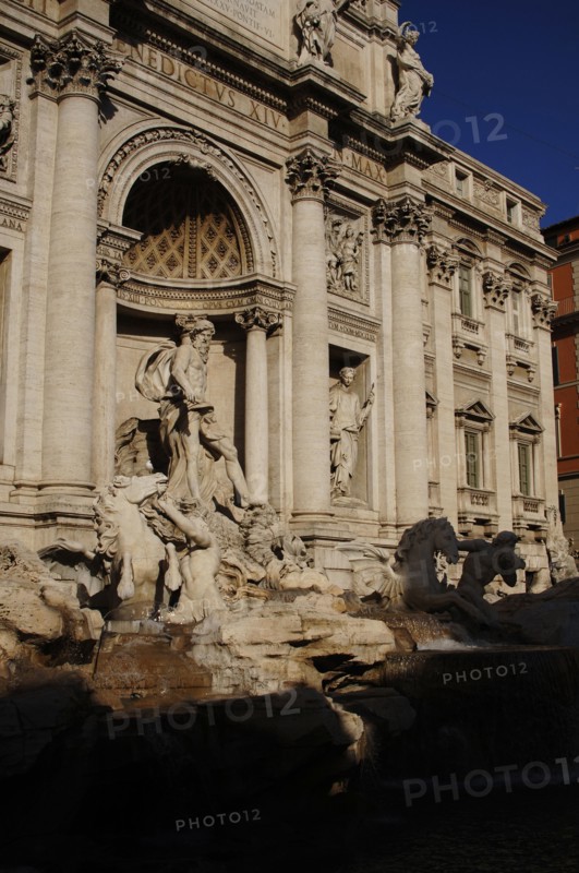 Trevi Fountain.