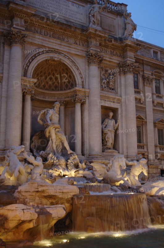 Trevi Fountain.