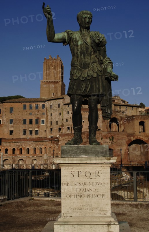 Statue of Emperor Trajan.