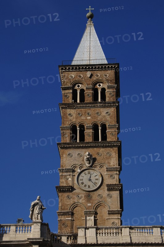 Basilica of Santa Maria Maggiore. The bell tower.