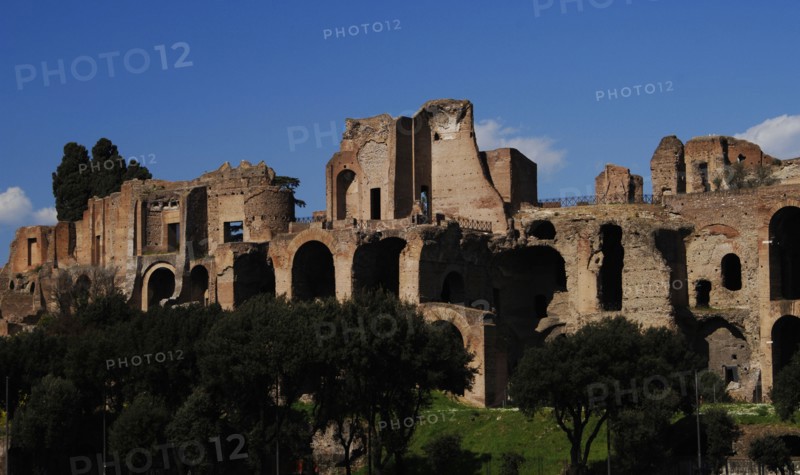 Palaces of the Emperors on the Palatine Hill.
