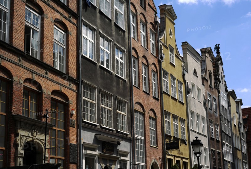 Typical buildings in Mariacka Street.