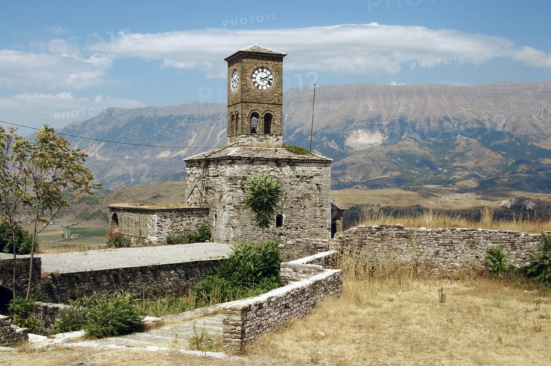Castle and clock tower.