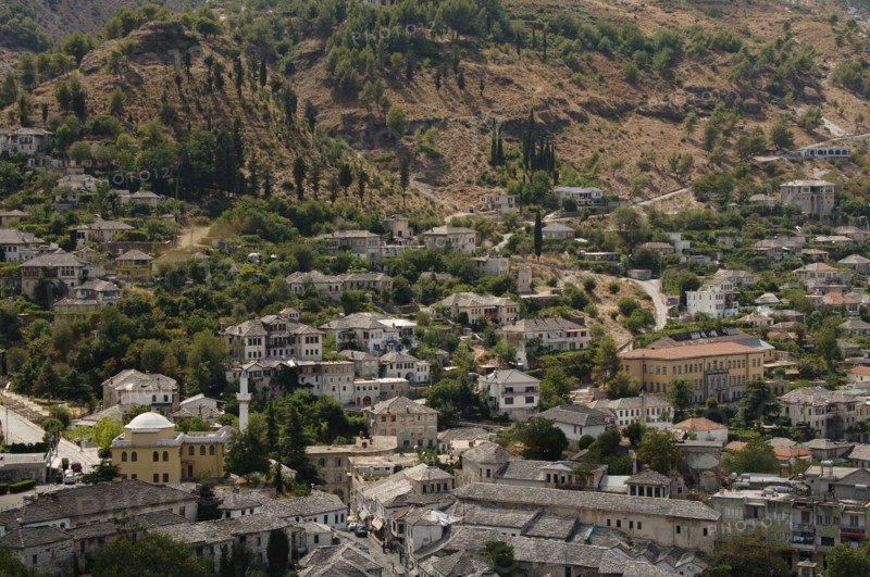 Gjirokastra city.