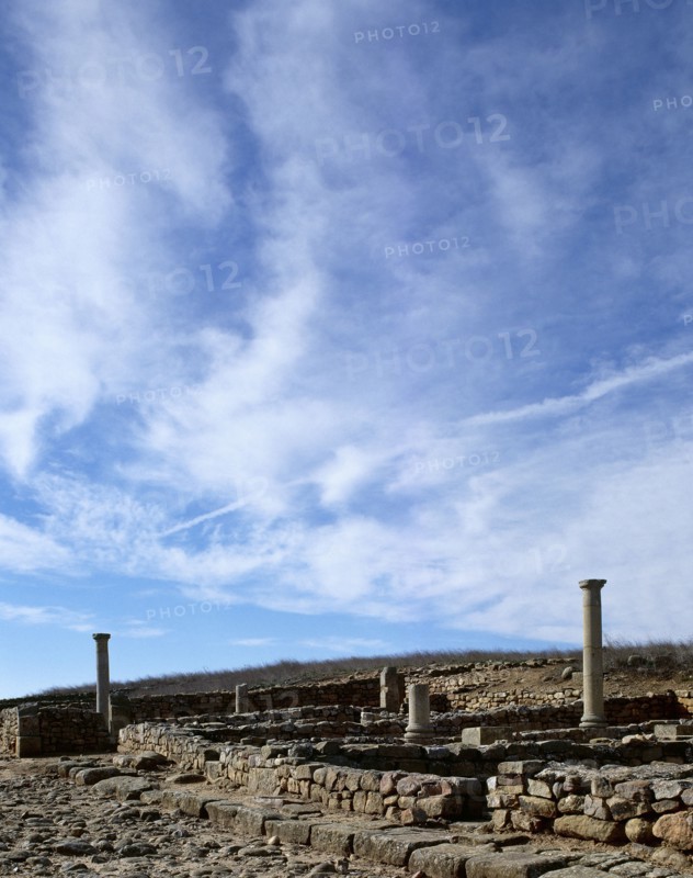 Numancia. Ancient Celtiberian settlement. Famous in the Celtiberian Wars. Roman ruins. Near Soria. Spain.
