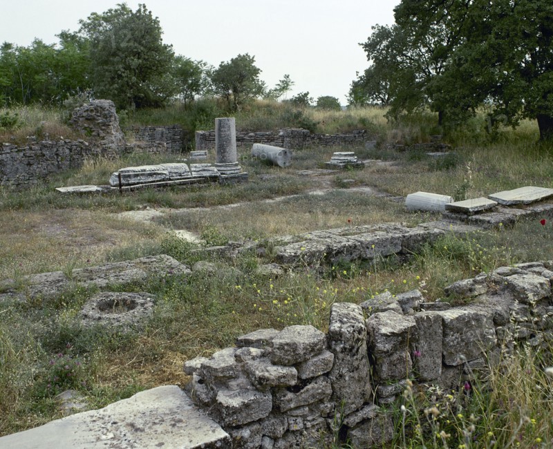 Turkey. Troy. Ruins.
