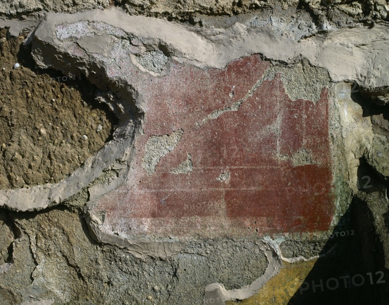Roman period. Spain. Catalonia. Empuries city. 2A Domus. 1st century AD. Mural painting.