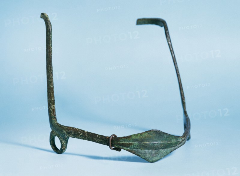 Bridle of horse. Bronze. Roman. From Valladolid. Episcopal Museum of Vic. Catalonia. Spain.