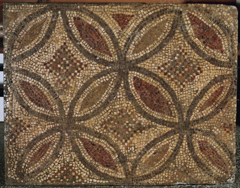Roman mosaic. 4th-5th century. From roman villa of Pacs. Catalonia. Spain.