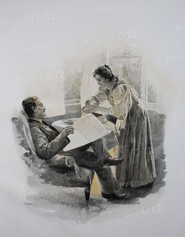 Couple at the breakfast table