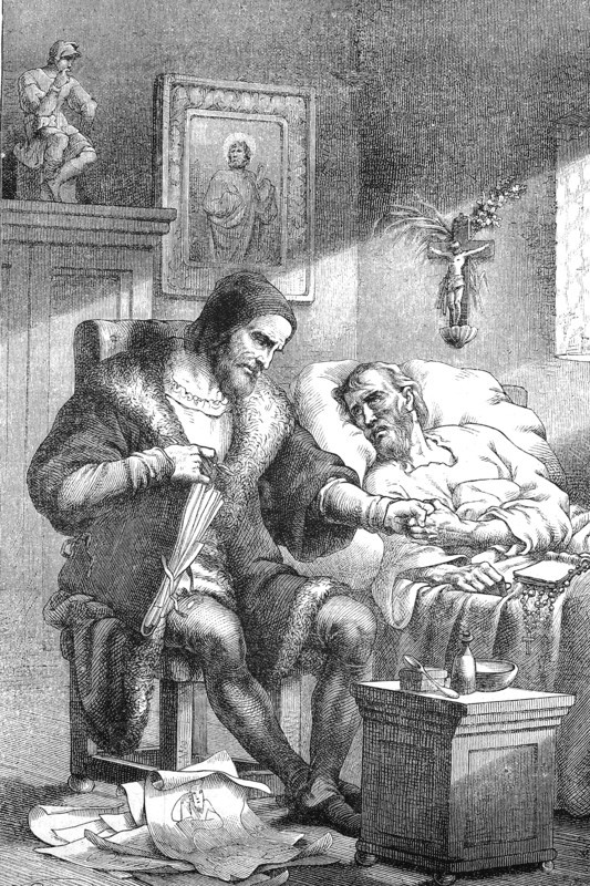 Michelangelo visits an old