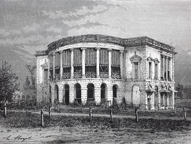 European housing at Calcutta