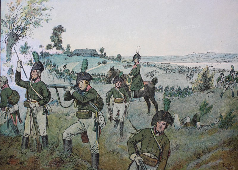 the rear of the corps of Blücher
