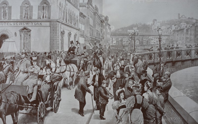 Corso on the lungarno corsini in Florence