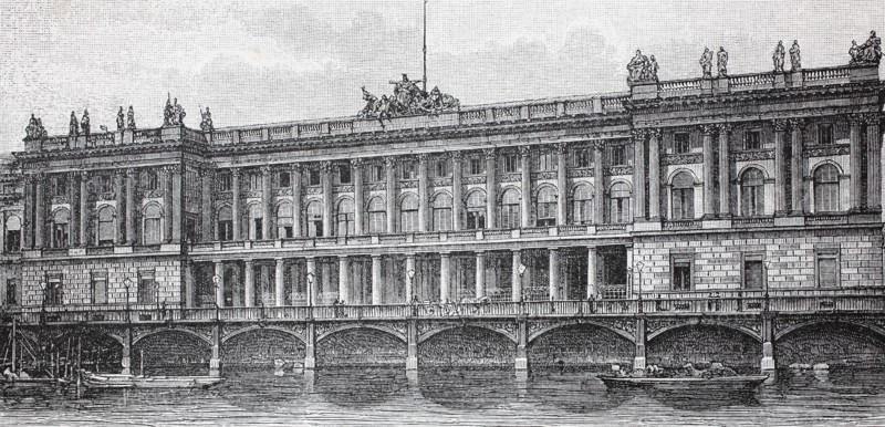 the stock exchange of Berlin