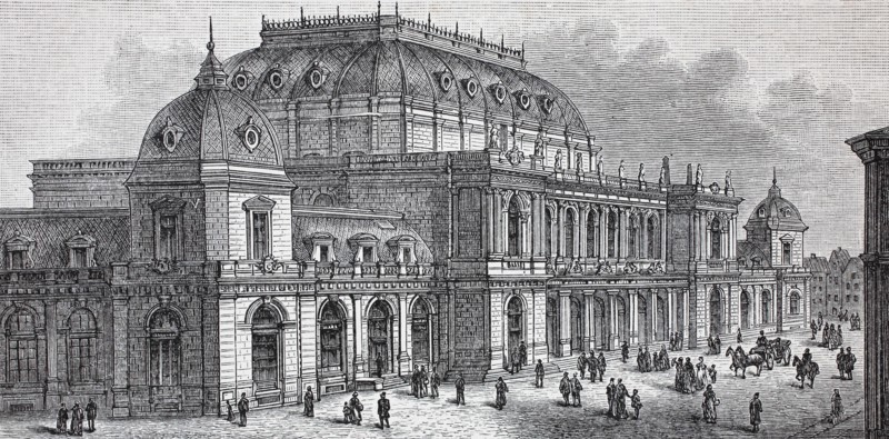 the stock exchange of Frankfurt