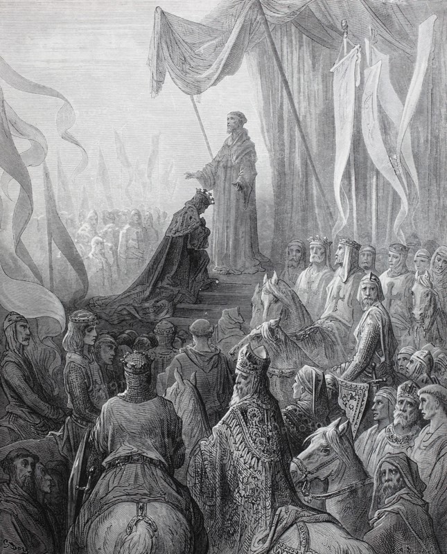 The crusades were a series of religious wars in western Asia and Europe initiated