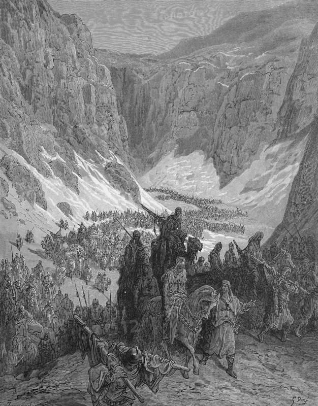 The crusades were a series of religious wars in western Asia and Europe initiated