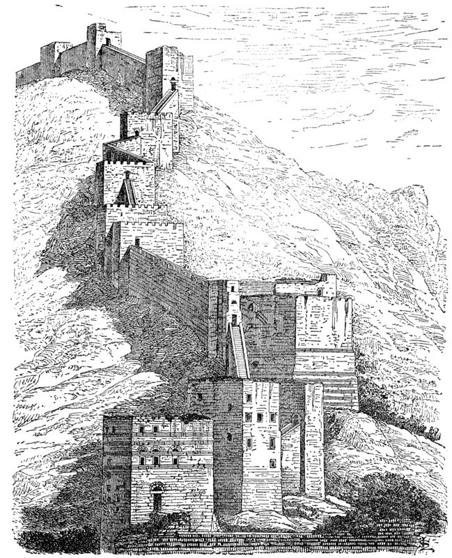 the fortress walls of Antiochia