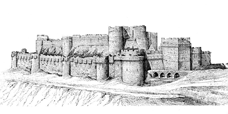 ruins of the crusader-castle of Al-Karak