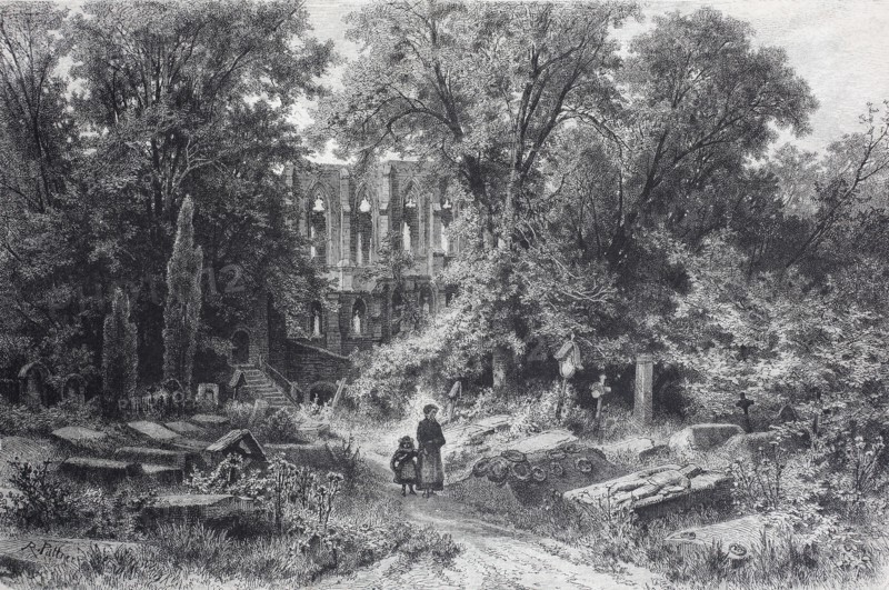 Remains of the monastery of Oybin