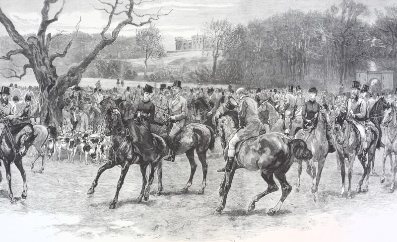 the empress of Austria in the hunting field